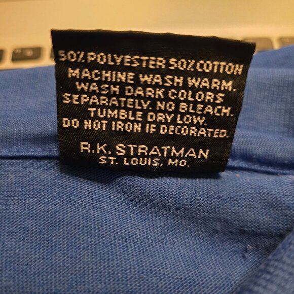 Harley-Davidson Grand Rapids Chapter Blue Polo Shirt W/ Logo Pocket HOG Sz Lg - Picture 6 of 6